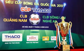 Giọt lệ hoàng gia (2021). Ngay 24 2 Diá»…n Ra Tráº­n Sieu Cup Quá»'c Gia Cup Thaco 2017 Vpf