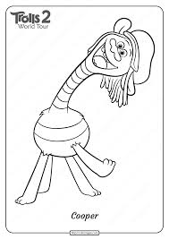 In the tourist map video from the aforementioned movie's extras, cloud guy calls him dj king trollex. Free Printable Trolls 2 Cooper Pdf Coloring Page Trolls Coloring Pages Poppy Coloring Page Trolls Coloring Pages Free Printable