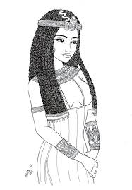 Egyptian Princess 2a By Hellenielsen82 D3euiwa Jpg 747 1070 Ausmalbilder Agypten Tattoo Zeichenvorlagen