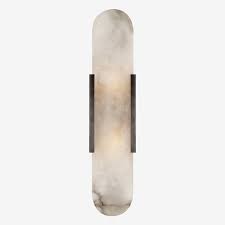 Melange Large Elongated Sconce By Kelly Wearstler In 2020 Sconces Alabaster Bronze