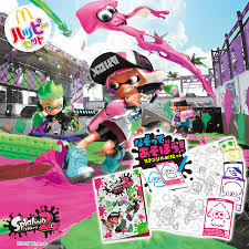 Coloring pages have a great effect on the kid's development. Mcdonald S Japan To Offer Splatoon 2 Happy Meal Sets Gonintendo