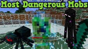 What are the most dangerous mobs in minecraft? Minecraft Xbox 360 Ps3 Top 5 Most Dangerous Mobs Vloggest