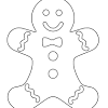 The 8 best gingerbread man drawing images on pinterest from gingerbread man house coloring pages. 1