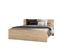 Ingombro letto con imbottitura piatta. Letto Matrimoniale Rumi A Rete Fissa Color Quercia Linea Iside Duzzle