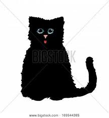 Celebrate halloween with this kawaii cartoon cat drawing. Cute Black Cat Vector Photo Free Trial Bigstock