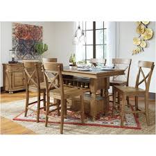 Free shipping on many items! D659 32 Ashley Furniture Rectangular Counter Table With Storage