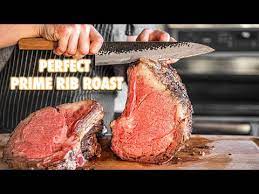 The perfect prime rib must have a deep brown, crisp, crackly, salty crust on its exterior. The Guide To Cooking A Perfect Standing Rib Roast Youtube