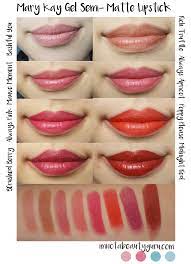 The products featured were provided for review. Review Mary Kay Gel Semi Matte Lipsticks Swatches I M Not A Beauty Guru