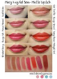 Number one in the world of online branded. Review Mary Kay Gel Semi Matte Lipsticks Swatches I M Not A Beauty Guru