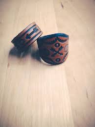 Three Years Down Forever To Go Westervin Leather Wedding Band Leather Wedding Ring Leather