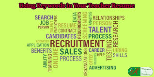 keywords in your teacher resume