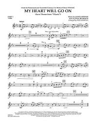 My Heart Will Go On Love Theme From Titanic Pt 1 Violin Violin Sheet Music Sheet Music Digital Sheet Music