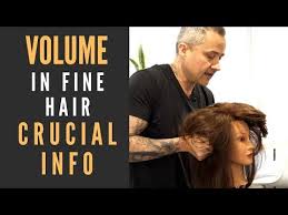 Makeup tips for thin face shapes. Volume In Fine Hair Not Just Styling Tips Youtube Fine Hair Tips Fine Hair Thin Hair Haircuts