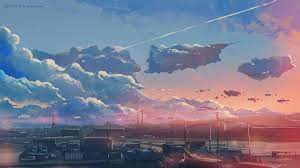 beautiful horizontal artwork anime scenery wallpaper desktop wallpaper art cute desktop wallpaper