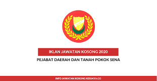 Also known as the pokok sena land office in english. Jawatan Kosong Terkini Pejabat Daerah Dan Tanah Pokok Sena Pembantu Awam Pemandu Kenderaan Kerja Kosong Kerajaan Swasta