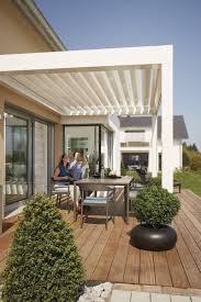 Terrasse Aus Holz Mit Pergola Anbau Architektur Detail Weberhaus Generation 5 5 Haus 110 Fertighaus Hausbaudirekt Pergola Holz Terrasse Mit Pergola Pergola