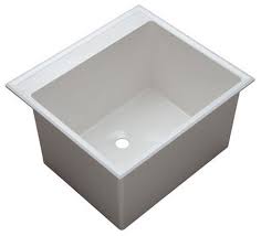 single basin drop in composite laundry