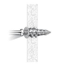 Drywall anchors are also fairly deep, to counteract the weight of whatever you're fastening to the wall. E Z Ancor Stud Solver 7 X 1 1 4 In Zinc Plated Phillips Flat Head Drywall Anchors 50 Pack 25316 The Home Depot