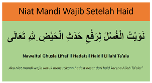 Islam sudah begitu sempurna dalam setiap ajarannya. Niat Mandi Wajib Rumi Haid Cute766