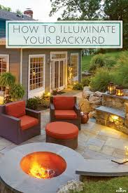 How To Illuminate Your Yard With Landscape Lighting Kukun Backyard Exterior Design Backyard Backyard Landscaping