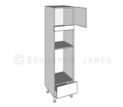 Place blower unit back into microwave oven. Tall Double Oven Microwave Housing With Drawer 2150mm High All Colours Benjamin James
