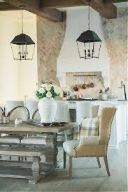 Farm table rustic wide plank natural wood floors french country cottage. Rustic Elegant French Farmhouse Dining Ideas Hello Lovely