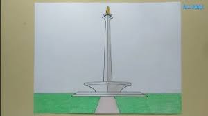 Maybe you would like to learn more about one of these? Cara Menggambar Tugu Monas Youtube