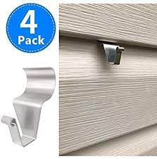Amazon Com Vinyl Siding Hangers Heavy Duty Outdoor Light Wreath Pictures Hook For Hanging 4 Pack Office Product Vinyl Siding Hooks Vinyl Siding Picture Hook