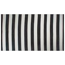 Who says the indoor rugs get to have all the fun? Dii Black White Stripe Outdoor Rug Walmart Com Walmart Com