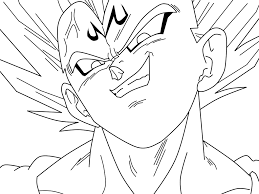 Try makeagif premium remove ads create a gif. Majin Vegeta Lineart Dragon Ball Z By Eltaay On Deviantart