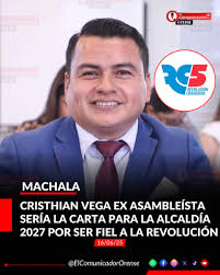 RC5: ¡Ya no más traidores! 🩵 En el seno del movimiento Revolución  Ciudadana (RC5), suena con fuerza el nombre de Cristhian Vega como posible  candidato a la Alcaldía de Machala. Fuentes internas