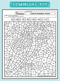 Colorear Por Numeros Pdf