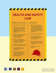 As well as a download, the new 2009 leaflet is also available as a pocket card and replaces the leaflet published in 1999. Instantly Download Health Safety Law Poster Template Sample Example In Adobe Photoshop Ps Health And Safety Poster Poster Template Poster Template Design