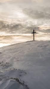 Cross Mountain Snow Winter White Nature Iphone 5s Wallpaper Download Iphone Wallpapers Ipad Wallpa Cross Wallpaper Jesus Cross Wallpaper Christian Wallpaper