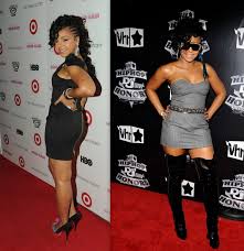 Ashanti's curly, half updo is the perfect look for a glam occasion. Ashanti Hairstyles Stylish Eve