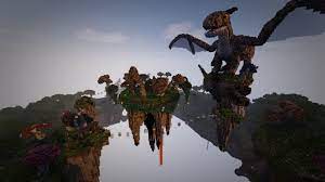 Any chance you could get/have some more screenshots of different angles? Spawn Server Floating Island Medieval Fantastique Free Use Minecraft Map