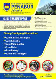 Silakan daftar segera pada lowongan kerja guru trainee bpk penabur di bawah ini. F Psikologi Usd Lowongan Guru Trainee Di Bpk Penabur Jakarta