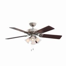 Hunter Studio Series 52 In Led Antique Brass Indoor Ceiling Fan With Light Kit Ceiling Fan Brushed Nickel Ceiling Fan Brass Ceiling Fan