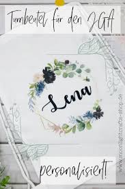 Turnbeutel Jga Gymnasium Bag Design Blumenkranz Eukalyptus Personalisiert Druck Vorne Und Hinten In 2020 Home Decor Decals Son A Decor