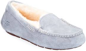 From ugg®, the ansley water resistant suede slippers feature: Ugg Ansley Moccasin Slipper Shopstyle