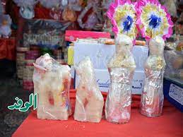 بالصور.. حصان الحلاوة يغزو الأسواق وينافس عروسة المولد