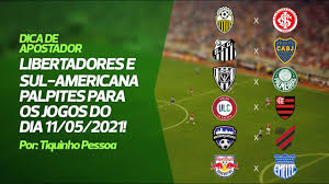 Jogos da copa libertadores hoje 11/08/2021 | quartas de final 1° jogo jogos da copa libertadores hoje, copa libertadores da america 2021, jogo de hoje, copa. Palpites De Futebol Para Hoje 11 05 2021 Libertadores E Sul Americana Youtube