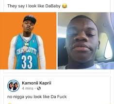 (vlog) kisstalk ep 1 da baby baby mother meme speak on their situation supa cent live june 2020(1) meme da baby babymomma live april 2020(2) the truth about dababy and danileigh (his. They Say I Look Like Dababy A