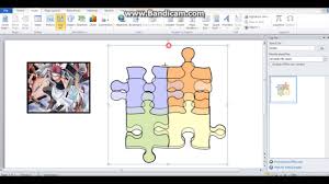 Cara Membuat Puzzle Menggunakan Microsoft Word 2010 Youtube