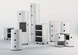 Les meubles de kartell sont uniques, créatifs et élégants. Componibili Kartell Aufbewahrungsmobel
