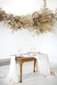 Hanging floral installation made of dried pink flowers. Dreamy Floral Cloud Installation At Horetown House Wild Things Wed Hanging Flowers Wedding Dried Flowers Wedding Flower Installation