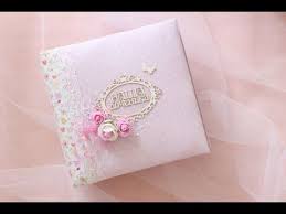 как сделать альбом для новорожденного своими руками мастер класс Skrapbuking Milyj I Nezhnyj Albom Dlya Devochki Svoimi Rukami Youtube Skrapbuking Svadebnye Albomy Albom