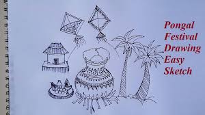 Apply suitable colors to the pongal pot, and prove tamil pongal coloring page, play free coloring games, related games and updates online. How To Draw Pongal Festival Easy Drawing For Kids Makar Sankranti Drawing Youtube