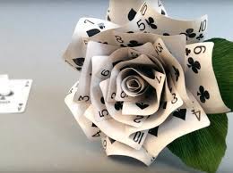 If you know a couple getting married at a casino or honeymooning in las vegas, a card bouquet could make a fun gift. Cool Crafts You Can Make Out Of Playing Cards Video Craftfoxes