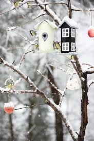 Winter Garden Vogelhaus Ideen Vogel Im Garten Winterzeit